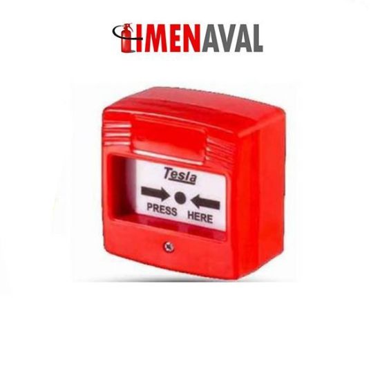 تصویر شستی اعلام حریق متعارف برند تسلا