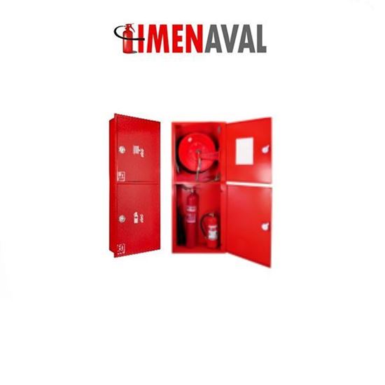 تصویر جعبه آتش نشانی سفارشی دو طبقه توکار (ابعاد: 20*60*160) گروه صنعتی پامچال