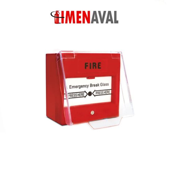 تصویر شستی اعلام حریق متعارف - برند آساک